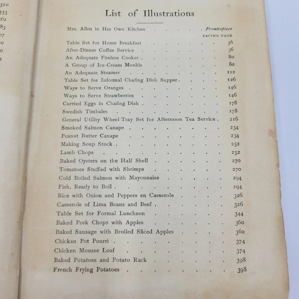 Mrs. Allens Cook Book By Ida C. Bailey Allen 1917 Hardcover Vintage
